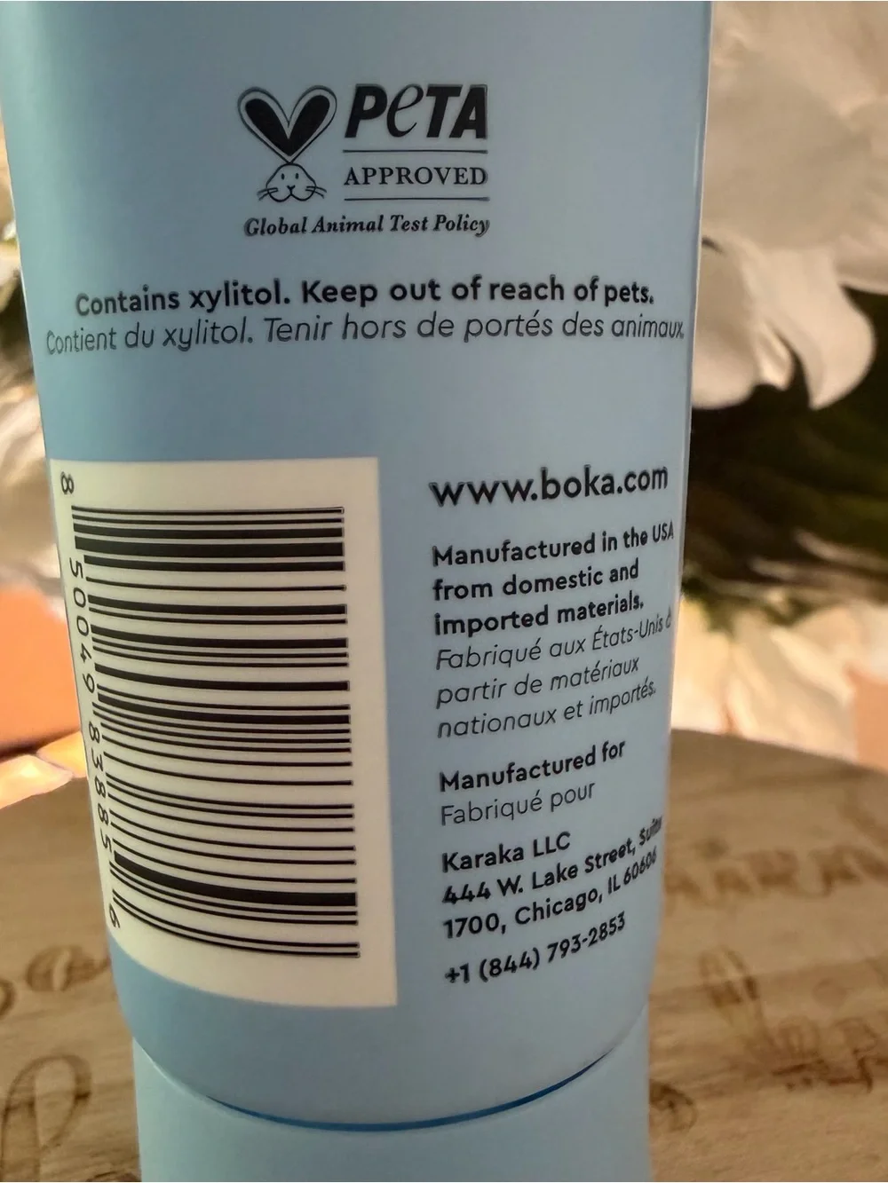 Boka Kids Toothpaste - Blueberry Dragon Fruit toothpaste 4 oz nano-hydroxy